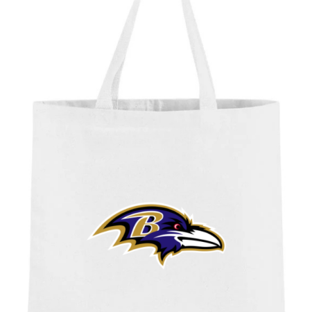 Baltimore Ravens Logo Canvas Tote Bag