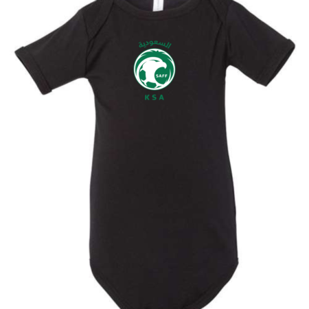 Saudi Arabia Baby Bodysuit KSA Football Infant Romper