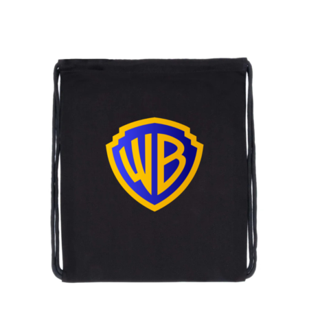 Warner Bros Logo Drawstring Backpack