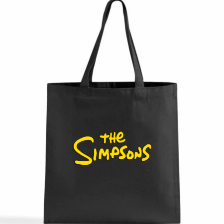 The Simpsons Logo Canvas Tote Bag