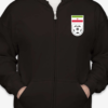 Iran National Football Team Logo Unisex Zip Hoodie