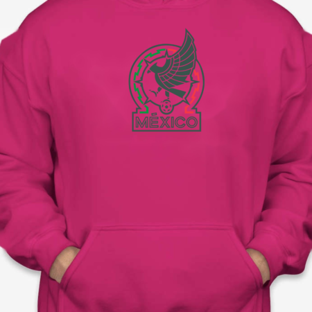 Mexico Football Team Logo Unisex Pullover Hoodie