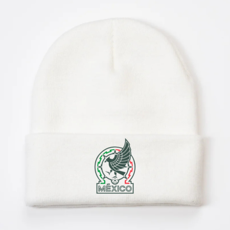 Mexico National Football Team Logo Knit Beanie