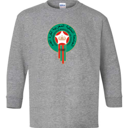 Morocco National Team Crest Youth Long Sleeve T-Shirt