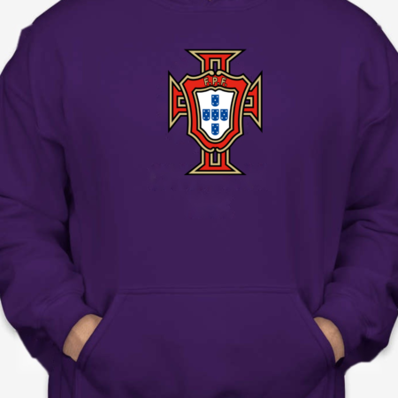 Portugal Football Team Logo Unisex Pullover Hoodie