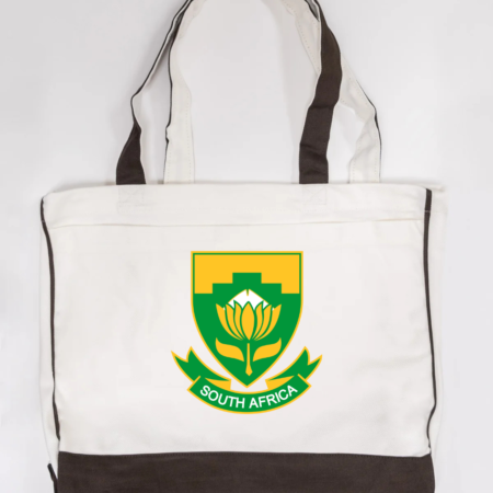 South Africa National Football Team Logo Trimmed Tote Bag