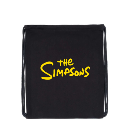 The Simpsons Logo Drawstring Backpack