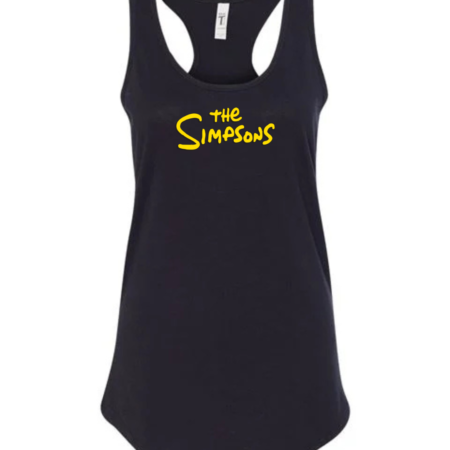 The Simpsons Logo Women’s Racerback Tank Top