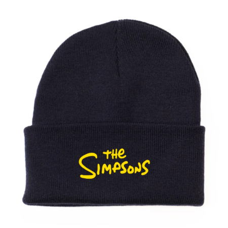 The Simpsons Logo Knit Beanie
