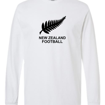 Classic New Zealand Football Fern Logo Men’s Long Sleeve T-Shirt