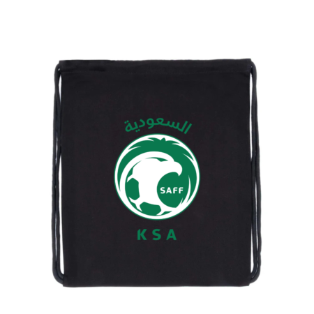 Saudi Arabia National Team SAFF Logo Drawstring Backpack