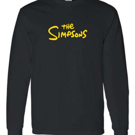 Classic The Simpsons Logo Men’s Long Sleeve T-Shirt