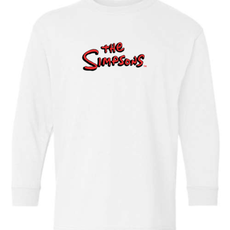 The Simpsons Logo Youth Long Sleeve T-Shirt