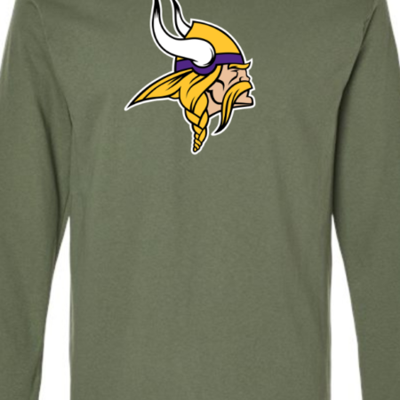 Classic Minnesota Vikings Logo Men’s Long Sleeve T-Shirt