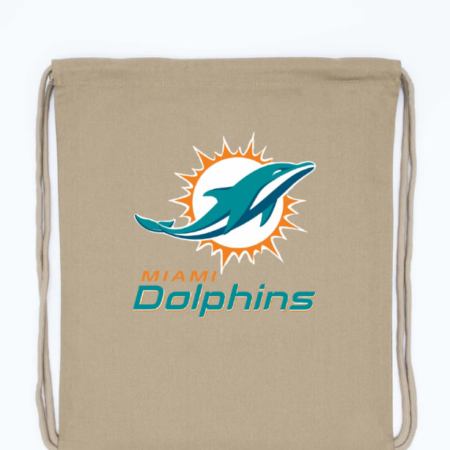 Miami Dolphins Logo Drawstring Backpack