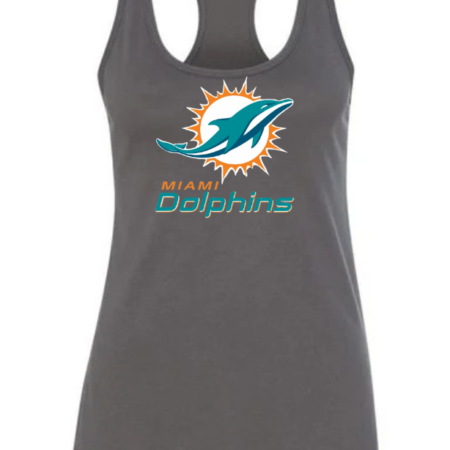 Miami Dolphins Logo Women’s Racerback Tank Top