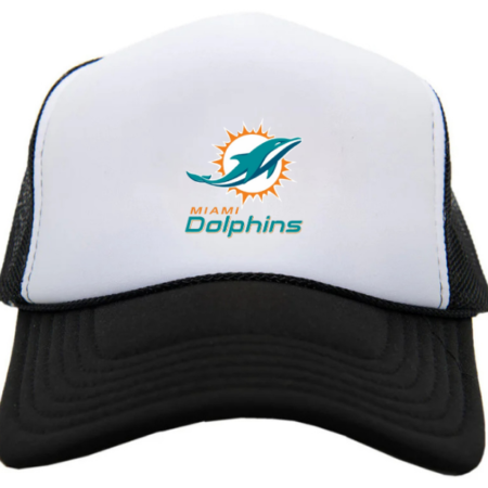 Miami Dolphins Inspired Trucker Cap