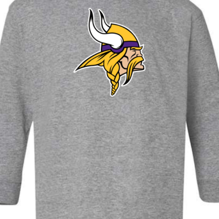 Minnesota Vikings Logo Youth Long Sleeve T-Shirt