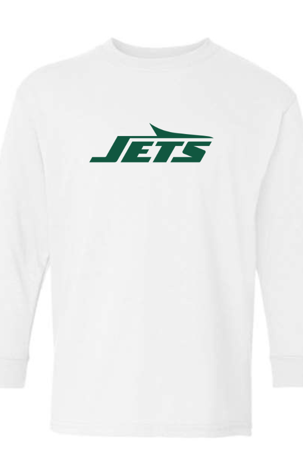 New York Jets Logo Youth Long Sleeve T-Shirt