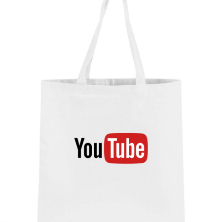 YouTube Logo Canvas Tote Bag