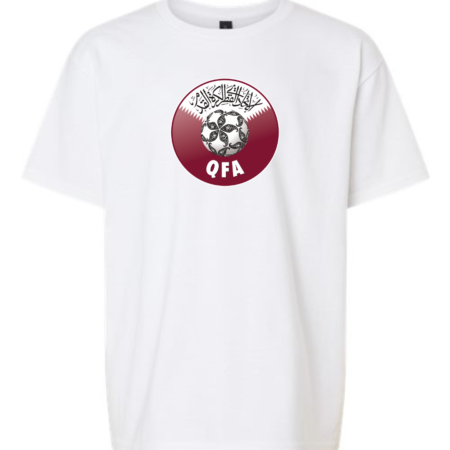 Youth Qatar Football Association QFA Logo Inspired T-Shirt