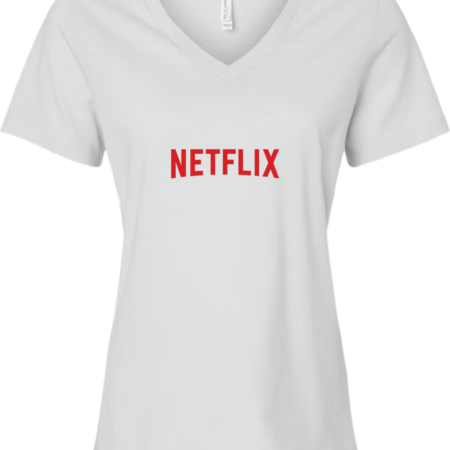Netflix Women’s V-Neck T-Shirt Streaming Fan Tee