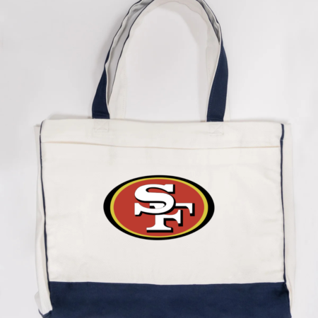 San Francisco 49ers Logo Trimmed Tote Bag