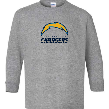 Los Angeles Chargers Logo Youth Long Sleeve T-Shirt