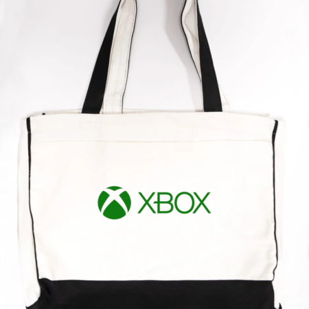 Xbox Logo Trimmed Tote Bag