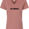Yamaha Women’s V-Neck T-Shirt Motorcycle Logo Fan Tee