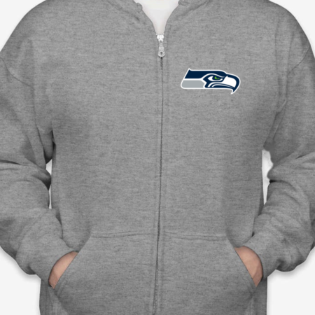 Seattle Seahawks Logo Unisex Zip Hoodie