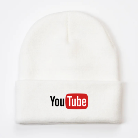 YouTube Logo Knit Beanie
