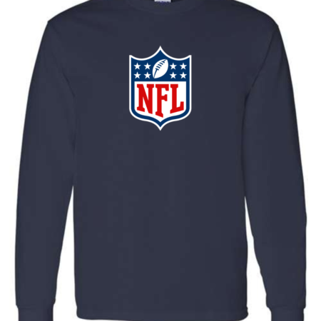 Classic NFL Shield Logo Men’s Long Sleeve T-Shirt