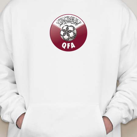 Qatar Football Association (QFA) Crest Unisex Hoodie