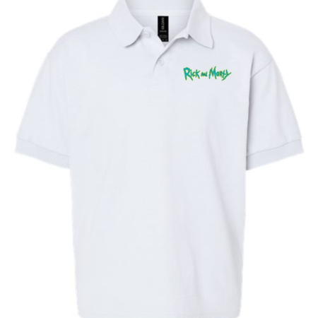 Rick and Morty Logo Youth Polo Shirt