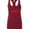 Stranger Things Logo Women’s Racerback Tank Top