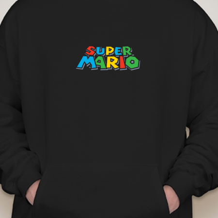 Super Mario Logo Unisex Hoodie