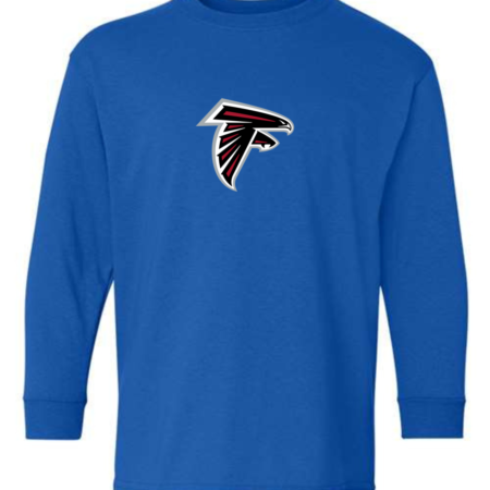 Atlanta Falcons Logo Youth Long Sleeve T-Shirt