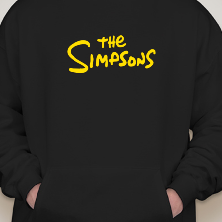 The Simpsons Logo Inspired Unisex Pullover Hoodie