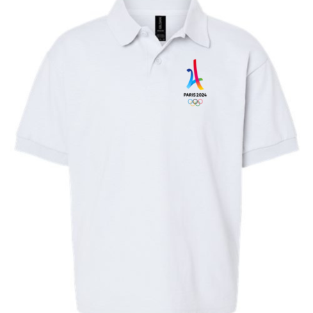 Paris 2024 Olympics Logo Youth Polo Shirt