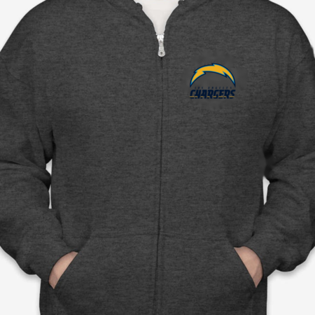 Los Angeles Chargers Logo Unisex Zip Hoodie