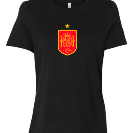 Spain Football Crest Women’s T-Shirt World Cup Fan Tee