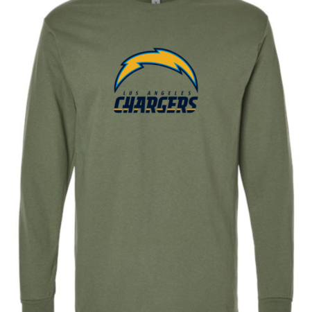 Classic Los Angeles Chargers Logo Men’s Long Sleeve T-Shirt