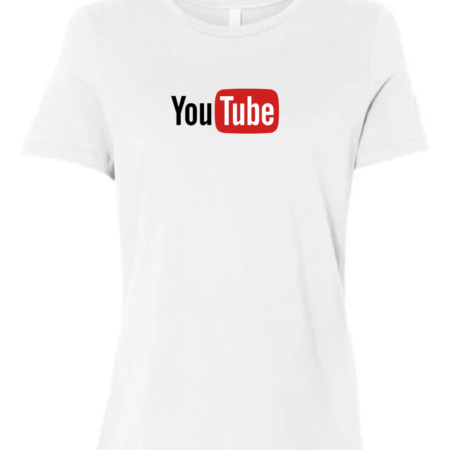 YouTube Inspired Minimalist Women’s T-Shirt