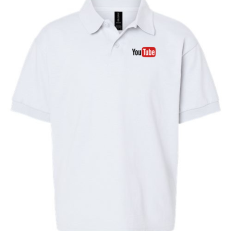 YouTube Logo Youth Polo Shirt