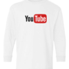 YouTube Logo Youth Long Sleeve T-Shirt
