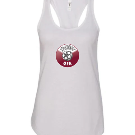 Qatar Football Association QFA Logo Women’s Racerback Tank Top
