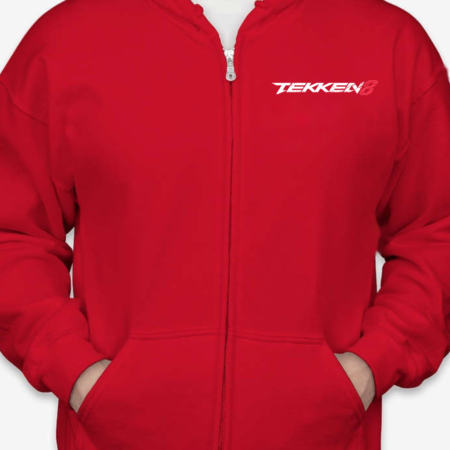 Tekken 8 Logo Unisex Zip Hoodie