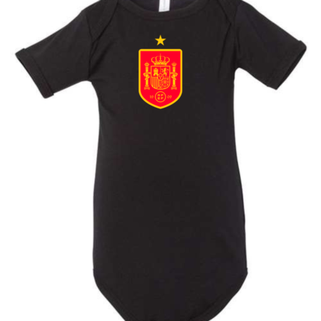 Spain National Team Baby Bodysuit Infant Soccer Onesie ESP Crest