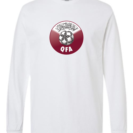 Classic Qatar Football Association (QFA) Logo Men’s Long Sleeve T-Shirt